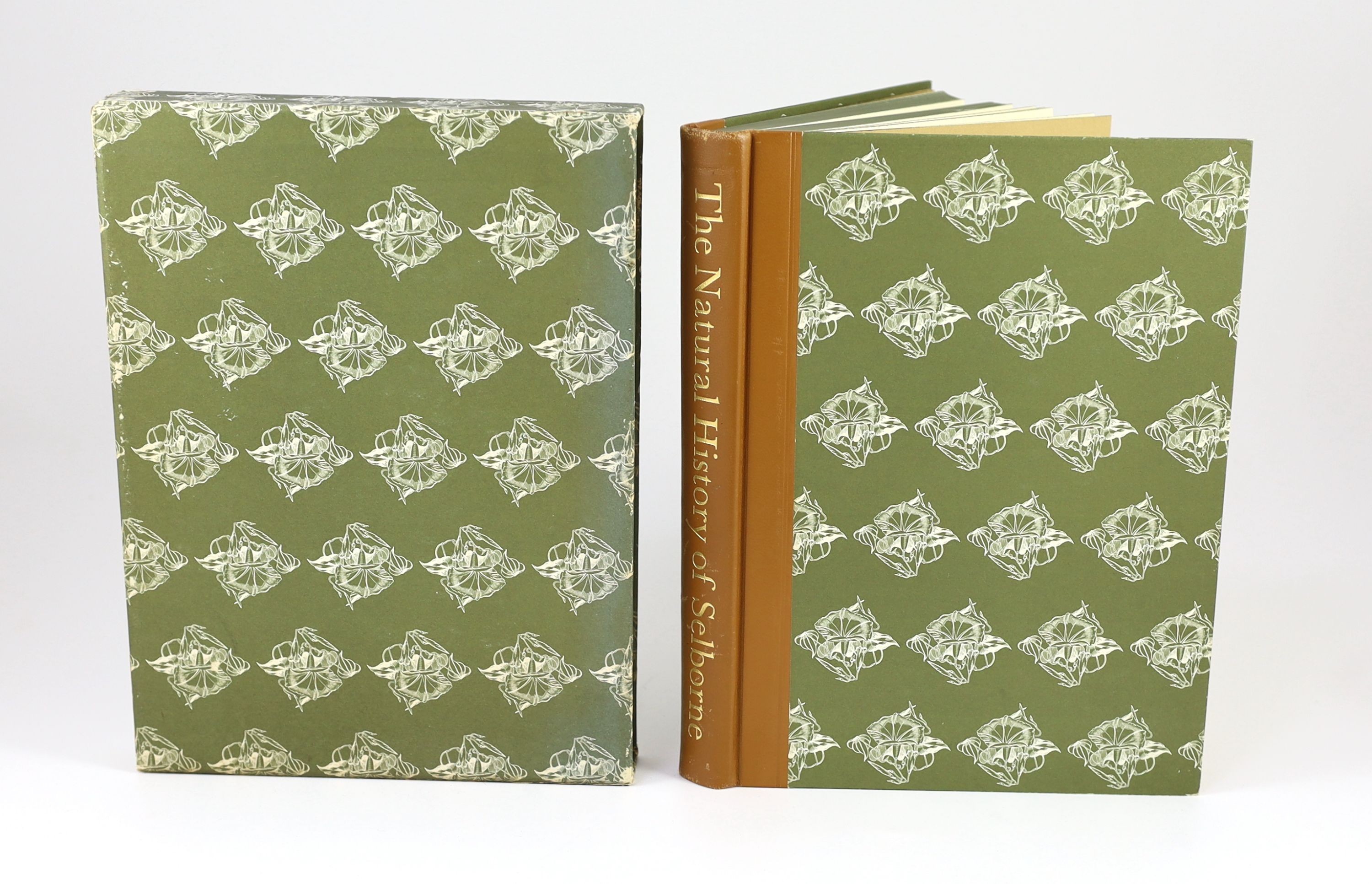 White, Gilbert - The Natural History of Selborne. Limited edition, one of 1500. Signed by John Nash. Complete with 16 coloured plates and 15 text illustrations. Quarter calf and patterned paper with gilt letters on spine